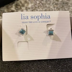 Lia Sophia March Birthstone Earings